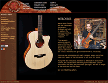 Tablet Screenshot of martinkeithguitars.com
